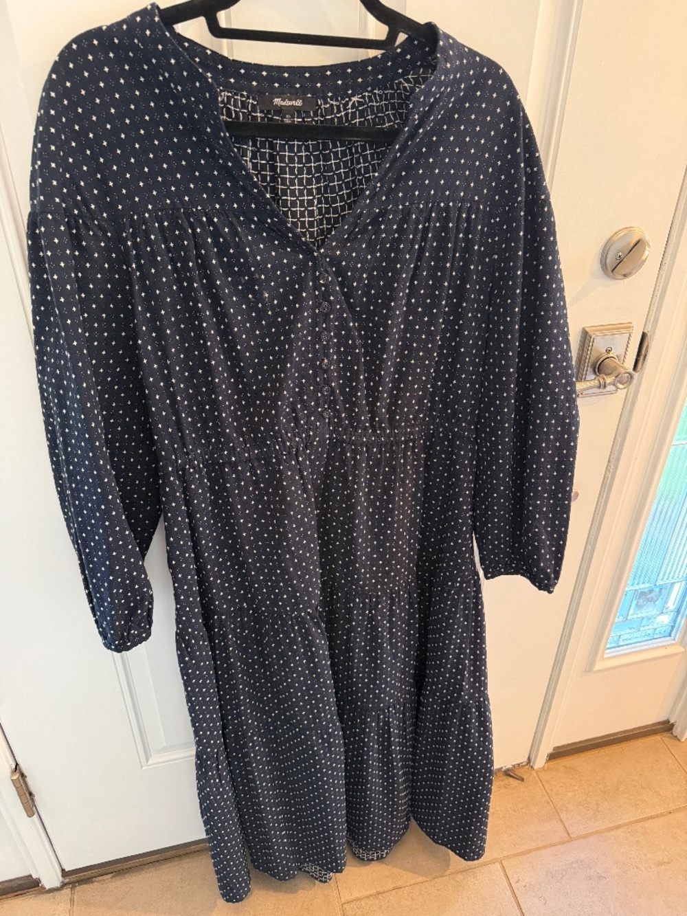 Madewell tiered maxi dress